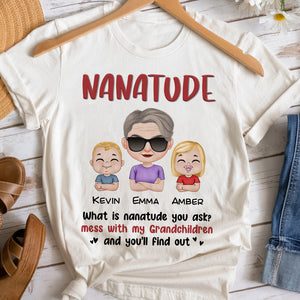 Grandma Grandkids Personalized Shirt Hoodie, Gift For Grandma - Shirts - GoDuckee