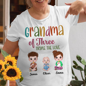 Grandma Of The Love, Personalized Shirt, Gift For Grandma - Shirts - GoDuckee