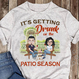 Couple Shirt Drinking, Personalized T-shirt Hoodie Sweatshirt - Shirts - GoDuckee