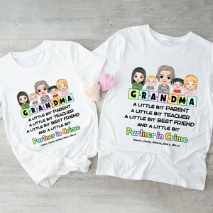 Grandma Partner In Crime, Personalized Shirt Hoodie, Gift For Grandma - Shirts - GoDuckee