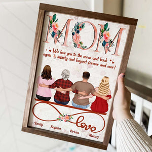 Forever And Ever, Personalized Family Canvas Poster, Gift For Family 01DTDT010423TM - Poster & Canvas - GoDuckee