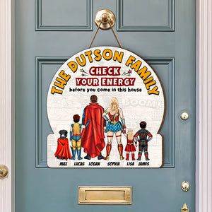 Family happyc-04QHTI010423TM Personalized Wood Sign - Wood Sign - GoDuckee