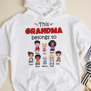 Family Grandma And Grandkids T-shirt Hoodie Sweatshirt - Shirts - GoDuckee