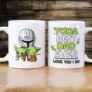Best Dad Ever Love You I Do - Personalized White Mug - Gift For Dad - Coffee Mug - GoDuckee
