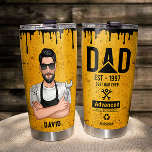 Best Dad Ever, Personalized Father's Day Tumbler Cup, Gift For Dad - Tumbler Cup - GoDuckee
