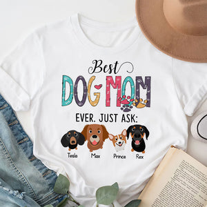 Best Dog Mom - Mother's Day Shirt - Mother's Day Gift - Personalized Dog Lover Shirt - Gift For Mom - Shirts - GoDuckee