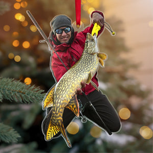 Custom Fishing Ornament, Christmas Tree Decor - Ornament - GoDuckee