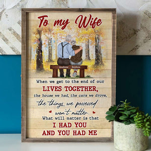 When We Get To The End Of Our Lives Together, Personalized Poster, Gifts For Couple - Poster & Canvas - GoDuckee