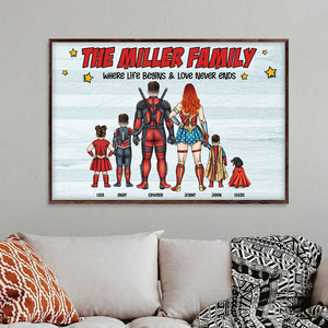 Family 03NALI240323TM Personalized Canvas Print - Poster & Canvas - GoDuckee