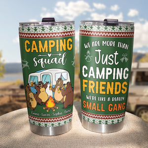 We Are More Than Just Camping Friends Personalized Camping Bears Tumbler, Gift For Camping Lovers - Tumbler Cup - GoDuckee