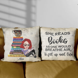 Book If The Book Is Open I Am Busy Personalized Pillow - Pillow - GoDuckee