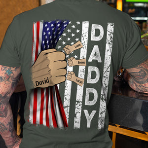 Daddy Personalized Veteran Father's Day Shirt Gift For Dad Grandpa - Shirts - GoDuckee