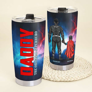 The Original Super Daddy, Personalized Tumbler Cup, Gift For Dad - Tumbler Cup - GoDuckee