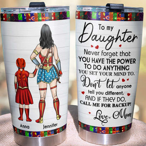 You Have Power To Do Anything Personalized Super Hero Tumbler Cup, Gift For Kid - Tumbler Cup - GoDuckee