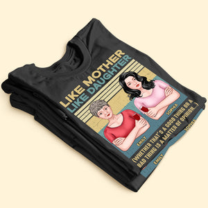Like Mother Like Daughter Personalized Shirt, Gift For Family, Mother's Day Gift, Father's Day Gift - Shirts - GoDuckee