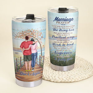 Help Us Love In Practical Ways So That Nothing Can Devide Us, Personalized Tumbler, Gift For Couples - Tumbler Cup - GoDuckee