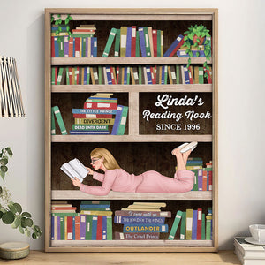 Custom Book Titles Canvas Print, Gift For Reading Book Lovers - Poster & Canvas - GoDuckee