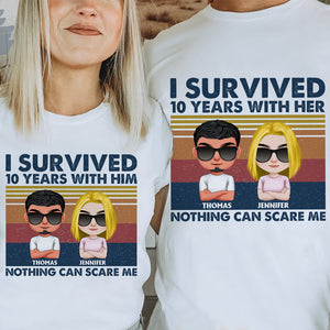 Nothing Can Scare Me, Personalized Shirt, Gift For Couple - Shirts - GoDuckee