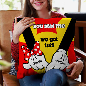 Hand In Hand Couple Pillow 03DNDT180123 - Pillow - GoDuckee