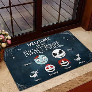 Welcom To Horror Home, 05QHDT140423 Personalized Family Doormat - Doormat - GoDuckee
