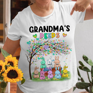 Grandma's Peeps, Personalized Shirt, Easter Gift For Grandma - Shirts - GoDuckee