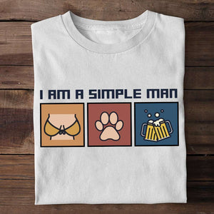 I'm A Simple Man, Hobby Man T-shirt Hoodie Sweatshirt - Shirts - GoDuckee