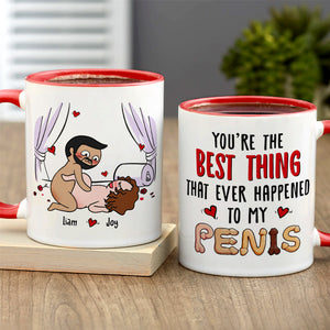 You're The Best Thing That Ever Happened To Me, Personalized Mug, Funny Gift For Couple - Coffee Mug - GoDuckee