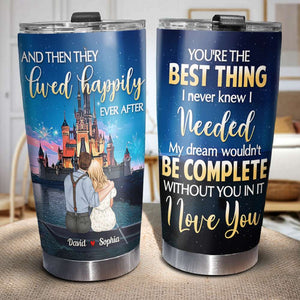 Personalized Tumbler- And Then They Live Happily- Couple Gift-3bhdt280223 - Tumbler Cup - GoDuckee