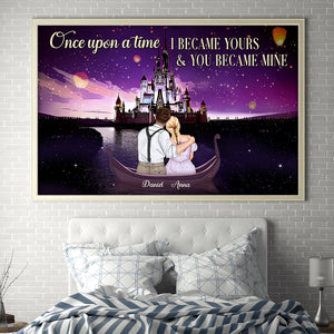 I Became Yours & You Became Mine, Couple Sweet Love Canvas Poster - Poster & Canvas - GoDuckee