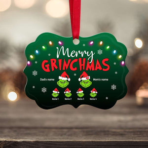 Family Merry G-mas - Personalized Aluminium Benelux Ornament - Ornament - GoDuckee