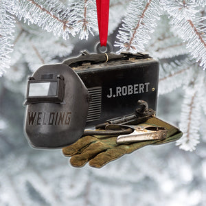 Personalized Welder Christmas Ornament, Gift For Welder - Ornament - GoDuckee