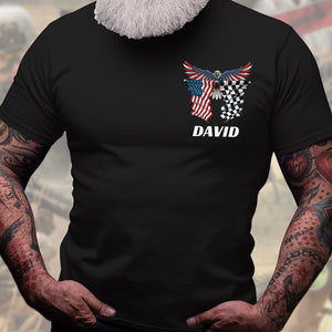 Dirt Track Racing The Only Place Where Prayer and The National Anthem Are Not Offensive, Personalized Shirts, Gifts for Dirt Track Lovers - Shirts - GoDuckee