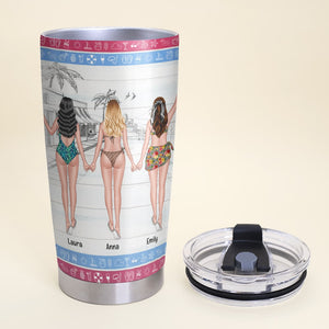 True Friendship Isn't About Being Inseparable Personalized Friends Tumbler Gift For Friends - Tumbler Cup - GoDuckee