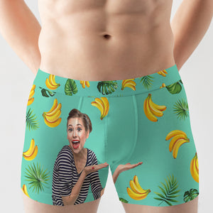 Custom Men Boxer Briefs, Banana Pattern - Boxer Briefs - GoDuckee