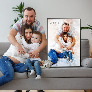 Family Personalized Wall Art Gift For Friend - Poster & Canvas - GoDuckee