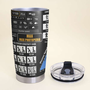 Personalized Photography Tumbler - What Part Don't You Understand - DSLR Pattern - Tumbler Cup - GoDuckee