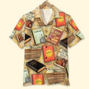 Custom Book Photo Hawaiian Shirt, Gift For Book Lovers - Hawaiian Shirts - GoDuckee