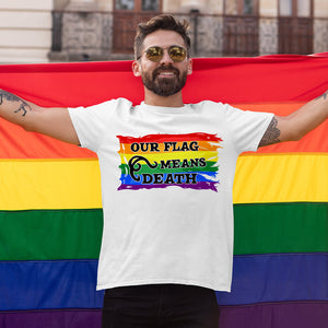 Our Flag Means Death Personalized LGBT Shirts - Shirts - GoDuckee