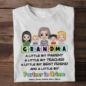 Grandma Partner In Crime, Personalized Shirt Hoodie, Gift For Grandma - Shirts - GoDuckee