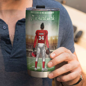 American Football Personalized Tumbler - The Ten Commandments - Tumbler Cup - GoDuckee
