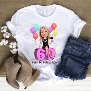 Aged To Perfection Personalized Birthday Shirts - Shirts - GoDuckee
