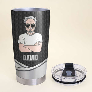 Personalized Tumbler For Papa, Dad, This Old Man Is Strong This Old Man Is Humble This Old Man Is Me - Tumbler Cup - GoDuckee
