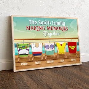 Cruising Family Making Memories Personalized Canvas Print - Poster & Canvas - GoDuckee