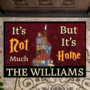Custom Name Doormat - It's Not Much But It's Home - Gifts for Fans - Doormat - GoDuckee