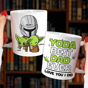 Best Dad Ever Love You I Do - Personalized White Mug - Gift For Dad - Coffee Mug - GoDuckee