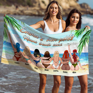 Summer Gift For Sister, Best Friends - Personalized Friend Beach Towels - Beach Towel - GoDuckee