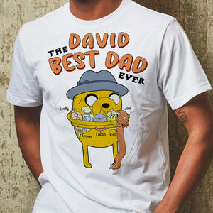 The Best Dad Ever Personalized Adventure Time Shirt Gift For Dad - Shirts - GoDuckee
