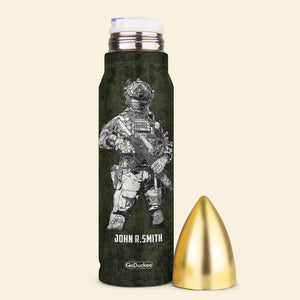 The Havenot Cannots Willnots - The Sheep Of Our Nation, Personalized Bullet Tumbler, Military Gifts, Custom Military Unit - Water Bottles - GoDuckee