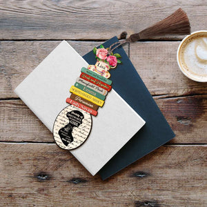 Book Society Of Obstinate Headstrong Girl Personalized Wooden Bookmark - Bookmarks - GoDuckee