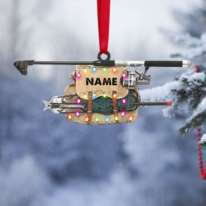 Fishing Gear Personalized Christmas Ornament, Gift For Fishing Lovers - Ornament - GoDuckee